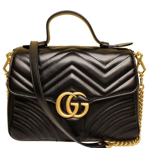 small black gucci shoulder bag|gg marmont small shoulder bag.